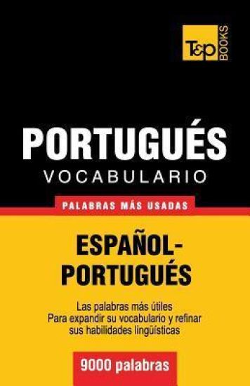 Vocabulario español-portugués - 9000 palabras más usadas