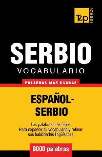 Vocabulario español-serbio - 9000 palabras más usadas