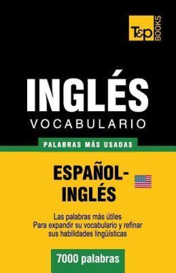 Vocabulario español-inglés americano - 7000 palabras más usadas