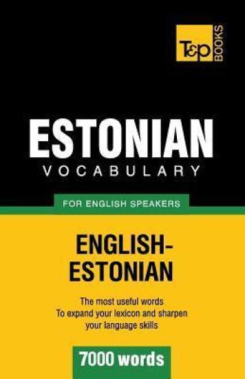 Estonian vocabulary for English speakers - 7000 words