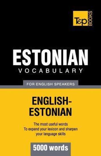 Estonian vocabulary for English speakers - 5000 words