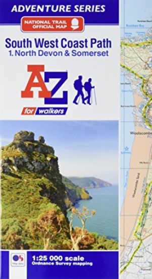 SW Coast Path North DevonSomerset Adventure Atlas