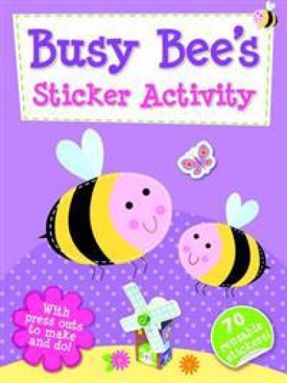 Spring Sticker Activity Busy Bees