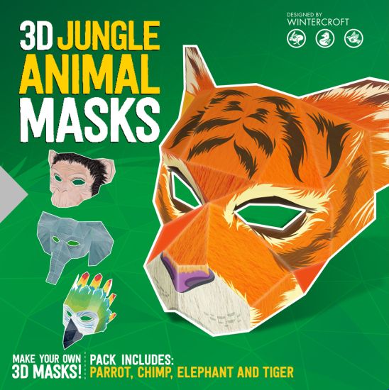 3D Jungle Animal Masks
