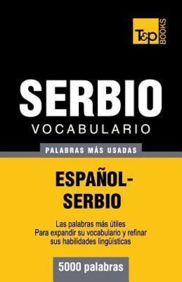 Vocabulario español-serbio - 5000 palabras más usadas