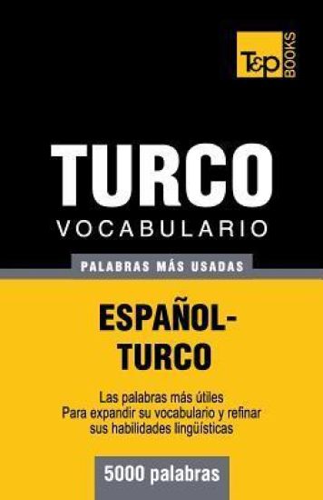 Vocabulario español-turco - 5000 palabras más usadas