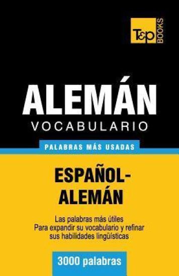 Vocabulario español-alemán - 3000 palabras más usadas
