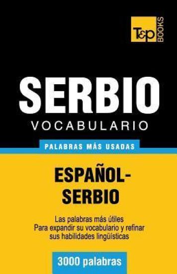Vocabulario español-serbio - 3000 palabras más usadas