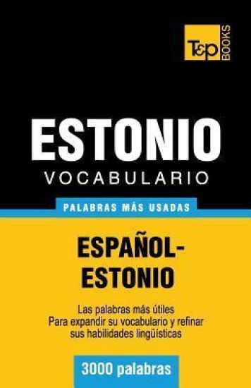 Vocabulario español-estonio - 3000 palabras más usadas