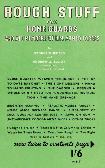 Rough Stuff for Home Guards and Members of Hm Forces