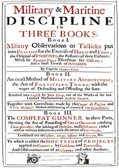 VENN's MILITARY & MARITIME DISCIPLINE 1672