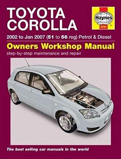 Toyota Corolla (02 - Jan 07) 51 to 56