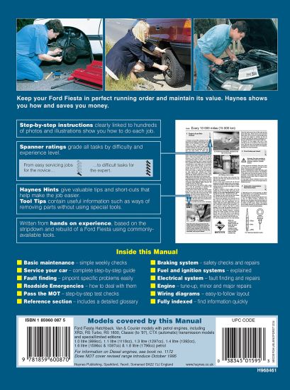 Ford Fiesta Petrol (Feb 89 - Oct 95) F To N