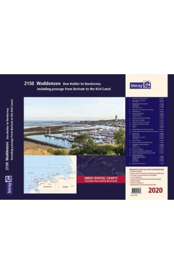 Imray 2150 Waddenzee - Den Helder to Norderney Chart Atlas 2020