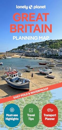 Lonely Planet Great Britain Planning Map