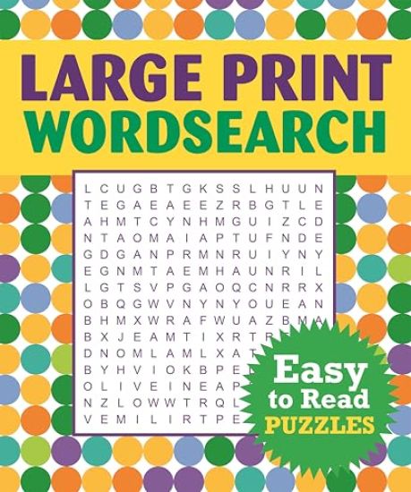 LARGE PRINT WORDSEARCH