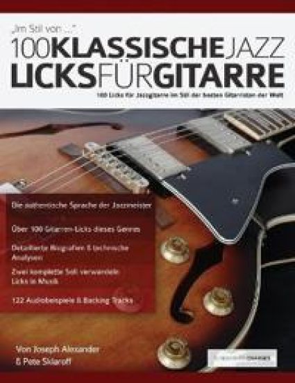 100 Klassische Jazz Licks fu¨r Gitarre