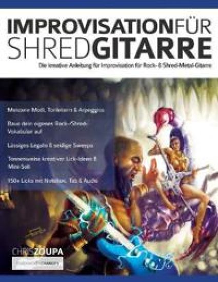 Improvisation fu¨r Shred-Gitarre