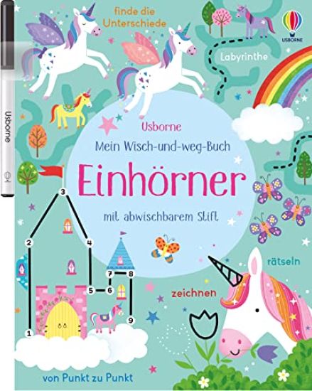 Mein Wisch-und-weg-Buch: Einhörner