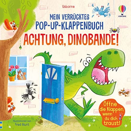 Mein verrücktes Pop-up-Klappenbuch: Achtung, Dinobande!
