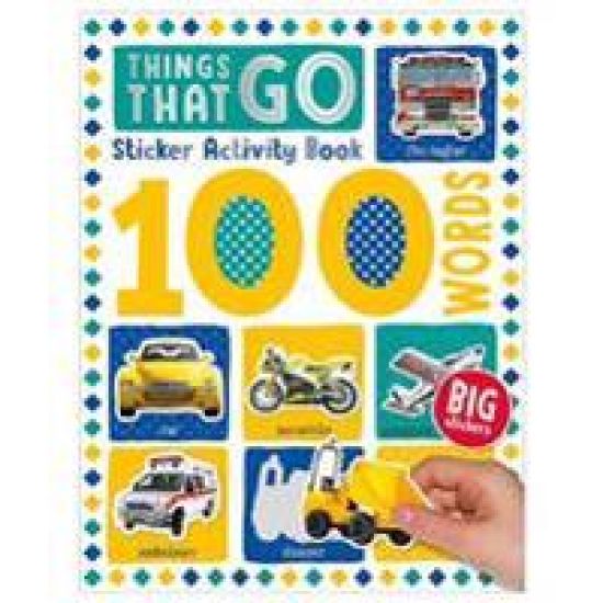 100 Things That Go Words Sticker Activity