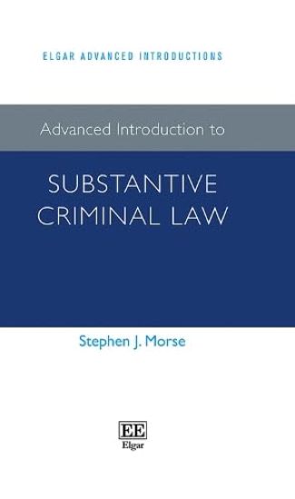 Advanced Introduction to Substantive Criminal Law