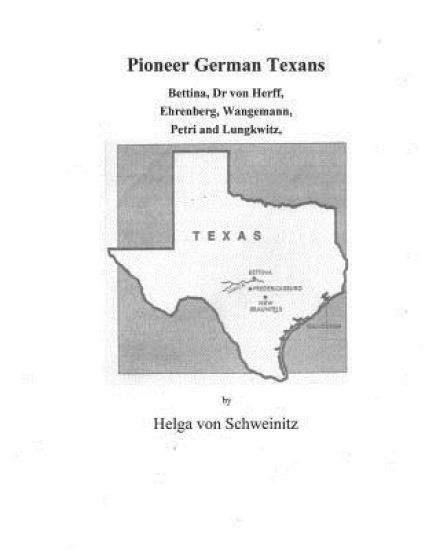 Pioneer German Texans