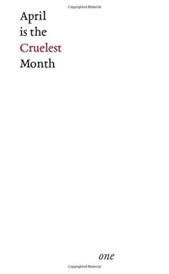 April is the Cruelest Month