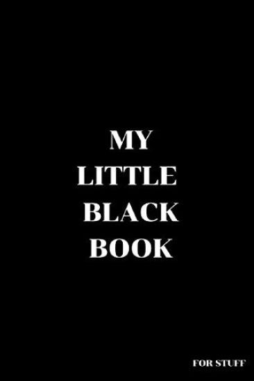 My Little Black Book: For Stuff