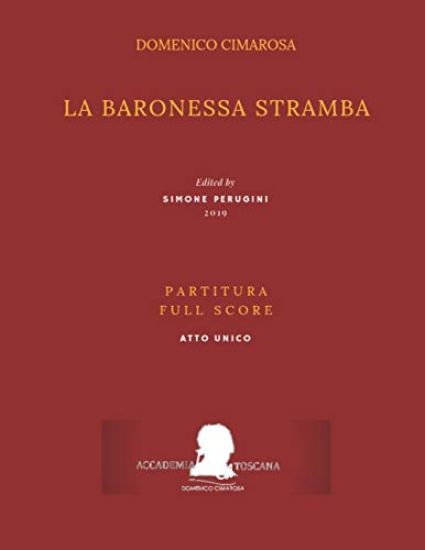 Cimarosa: La Baronessa Stramba: (Partitura - Full Score)