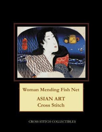 Woman Mending Fish Net