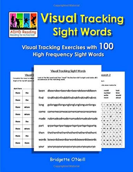 Visual Tracking Sight Words: Visual Tracking Exercises with 100 High Frequency Sight Words
