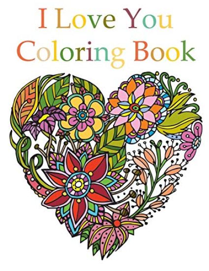 I Love You Coloring Book