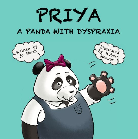 Priya a panda with dyspraxia