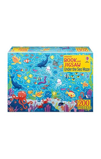 Book and Jigsaw Under the Sea Maze