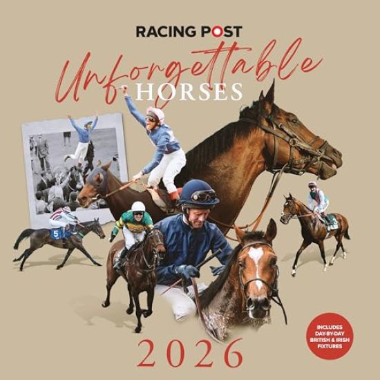 Racing Post's Unforgettable Moments Wall Calendar 2026