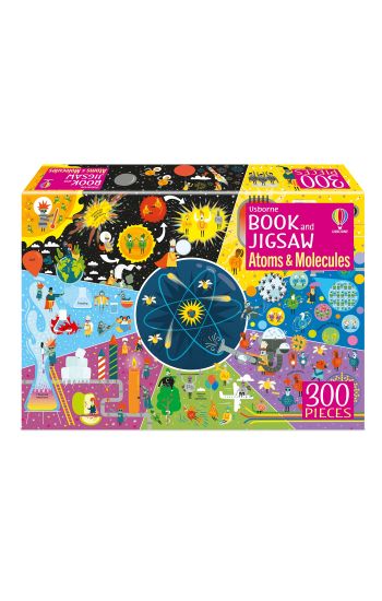Usborne Book and Jigsaw Atoms and Molecules