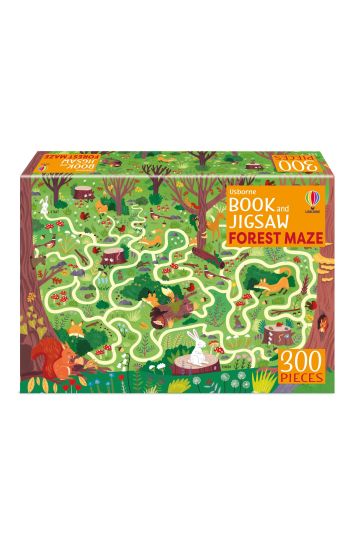 Usborne Book and Jigsaw Forest Maze