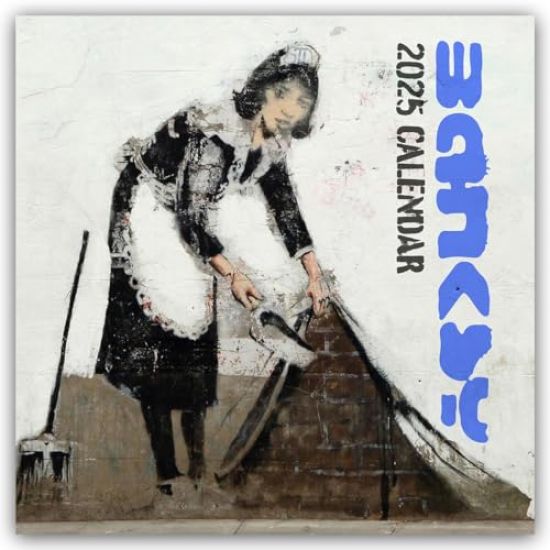 Banksy 2025 Square Wall Calendar