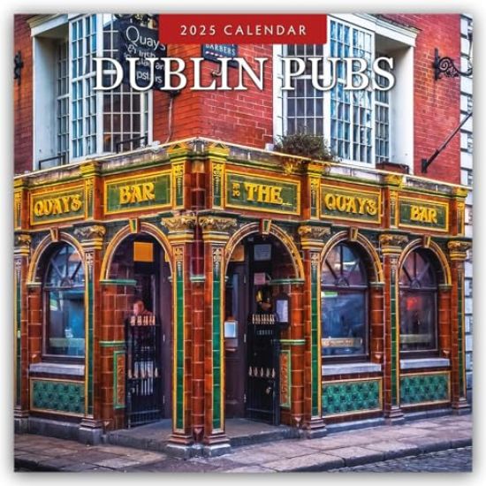 Red Robin: Dublin Pubs 2025 Square Wall Calendar