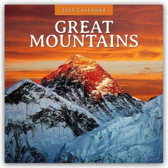 Red Robin: Great Mountains 2025 Square Wall Calendar