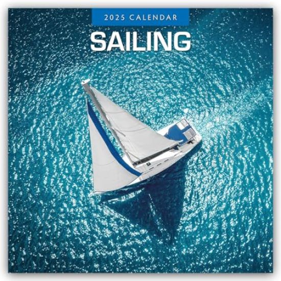 Sailing 2025 Square Wall Calendar