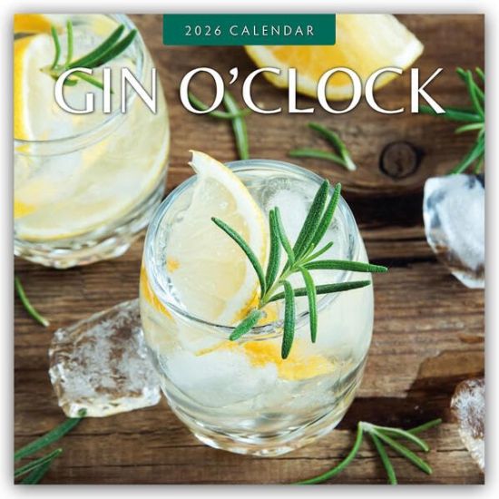 Gin o' Clock - Zeit für Gin 2026 - 16-Monatskalender