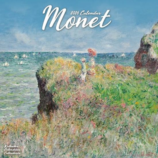 Monet Calendar 2026 Square Artist Wall Calendar - 16 Month