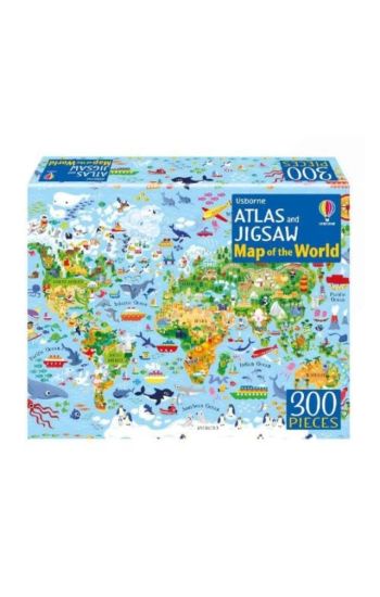 Atlas and Jigsaw Map of the World