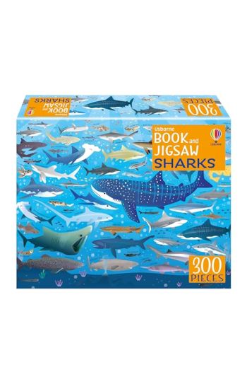 Usborne Book and Jigsaw: Sharks
