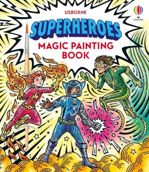 Superheroes Magic Painting Book
