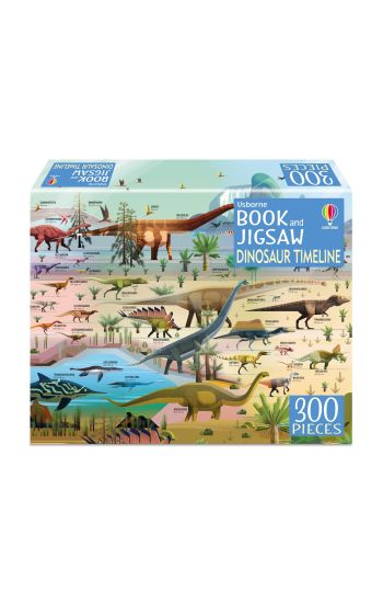 Book and Jigsaw Dinosaur Timeline