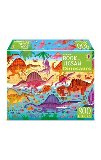 Usborne Book and Jigsaw Dinosaurs