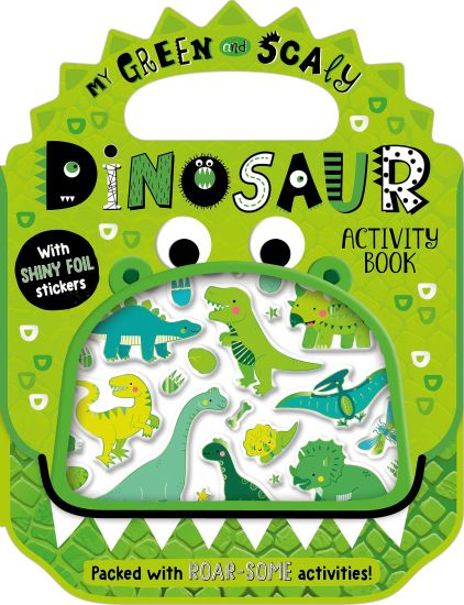 Shiny Stickers My Green and Scaly Dinosaur Activity Book